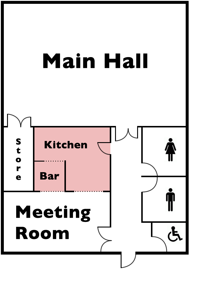 Brindle Community Hall Kitchen plan